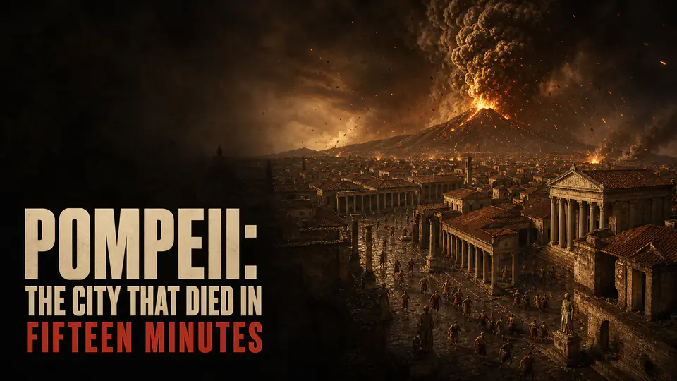 Pompeii: The City That Died in Fifteen Minutes.